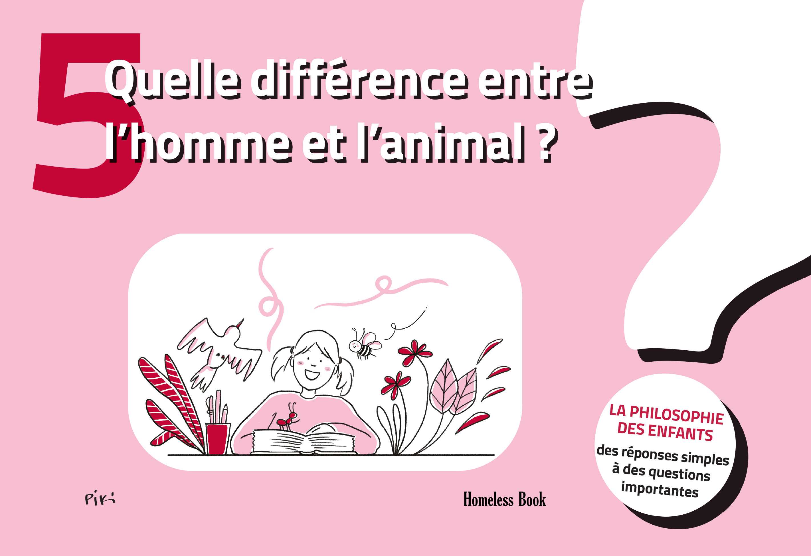 Couverture de Quelle différence entre l’homme et l’animal ?