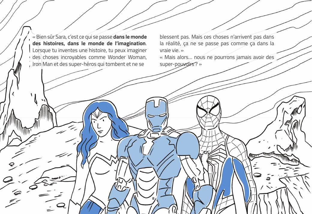 Page illustrée de Est-ce que moi aussi j’ai des super-pouvoirs ?