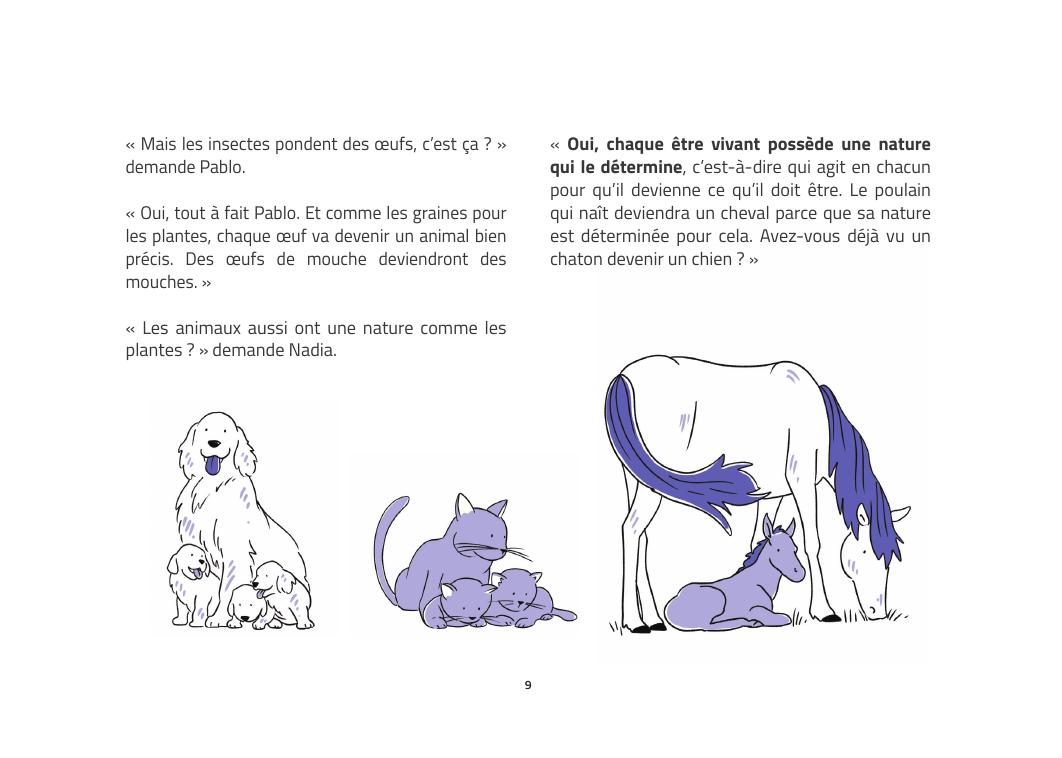 Page illustrée du cahier Qu’est-ce que l’âme ?